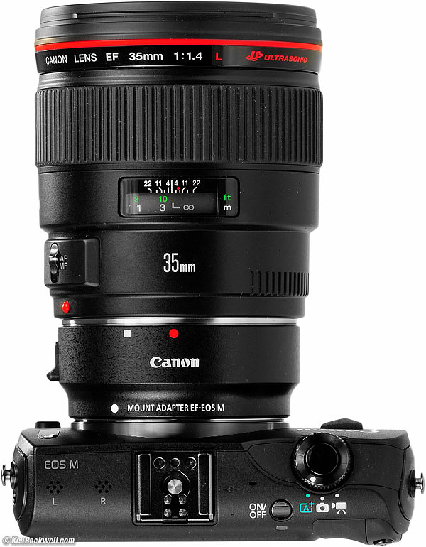 canon m adapter ef