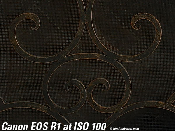Canon EOS R1 High ISO Sample Image Files