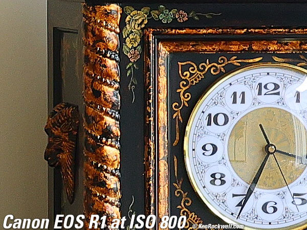Canon EOS R1 High ISO Sample Image Files