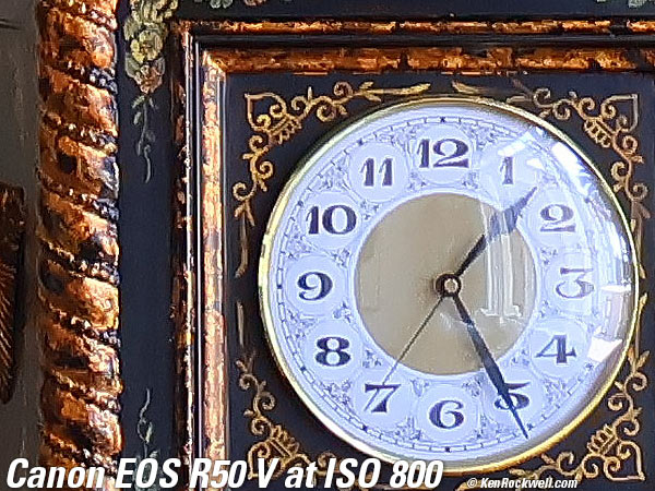 Canon R50V High ISO Sample Image File