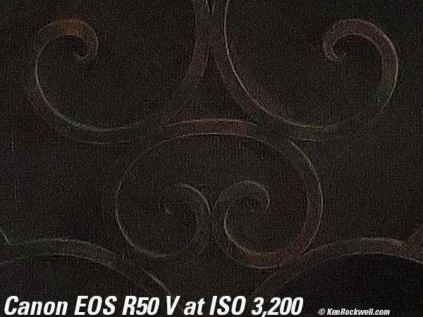 Canon R50V High ISO Sample Image File
