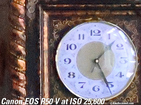 Canon R50V High ISO Sample Image File