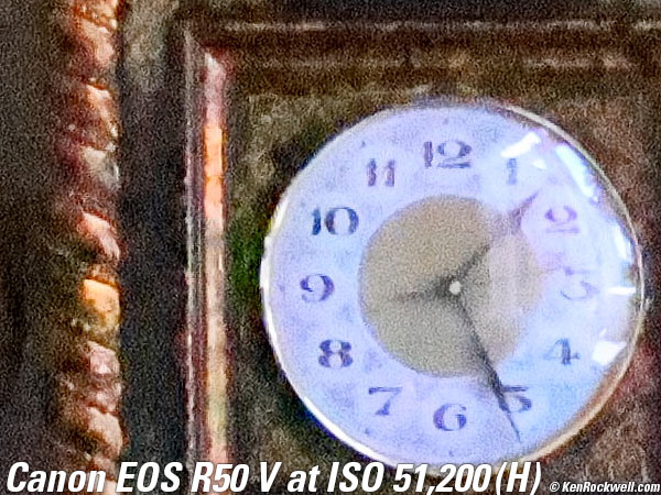 Canon R50V High ISO Sample Image File
