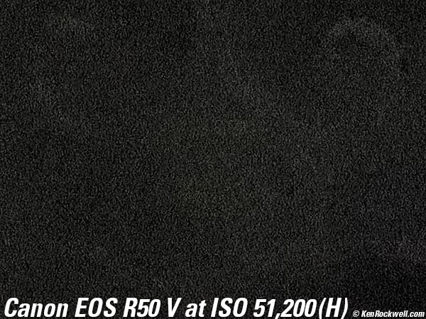 Canon R50V High ISO Sample Image File