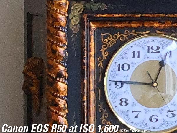 Canon EOS R50 High ISO Sample Image File