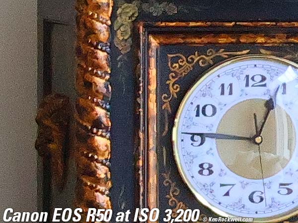 Canon EOS R50 High ISO Sample Image File