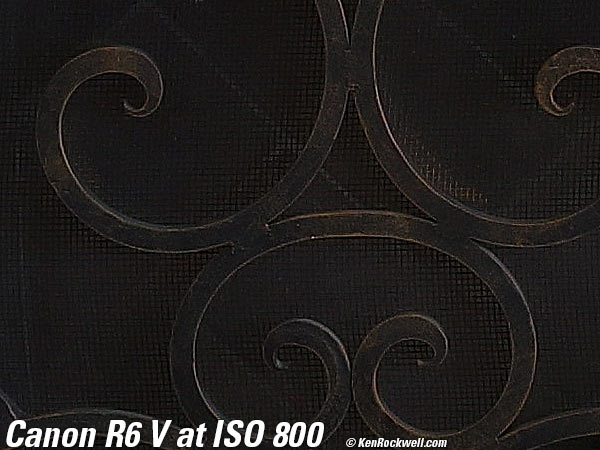Canon R6 V High ISO Sample Image