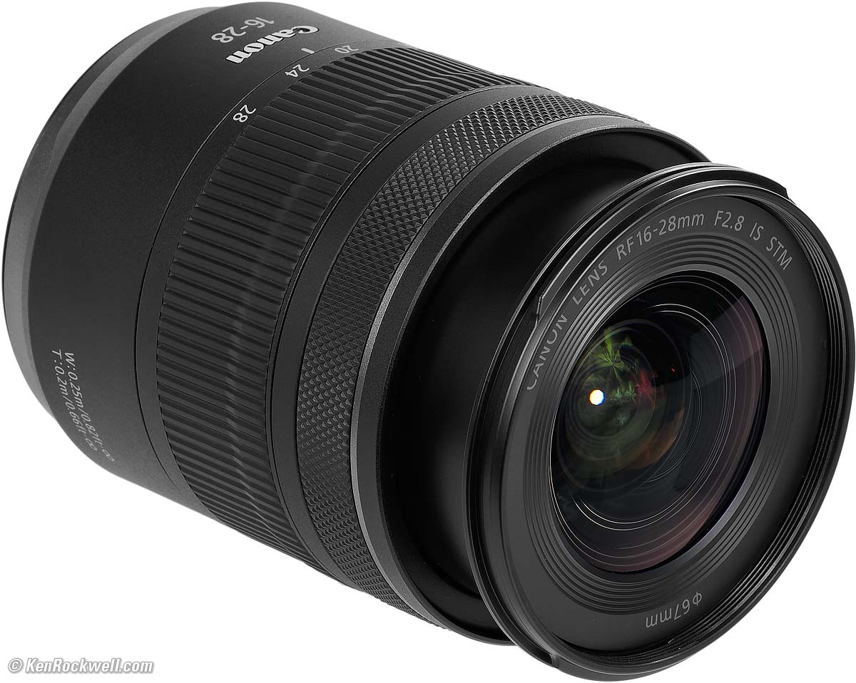 Canon RF 16-28mm f/2.8 MTF