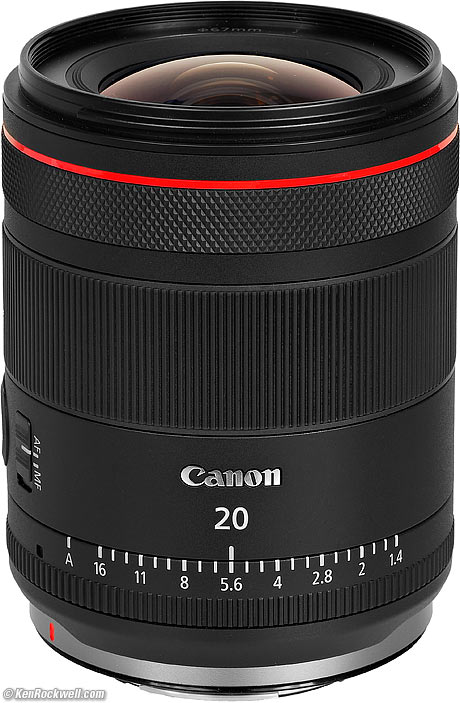 Canon RF 20mm f/1.4L VCM