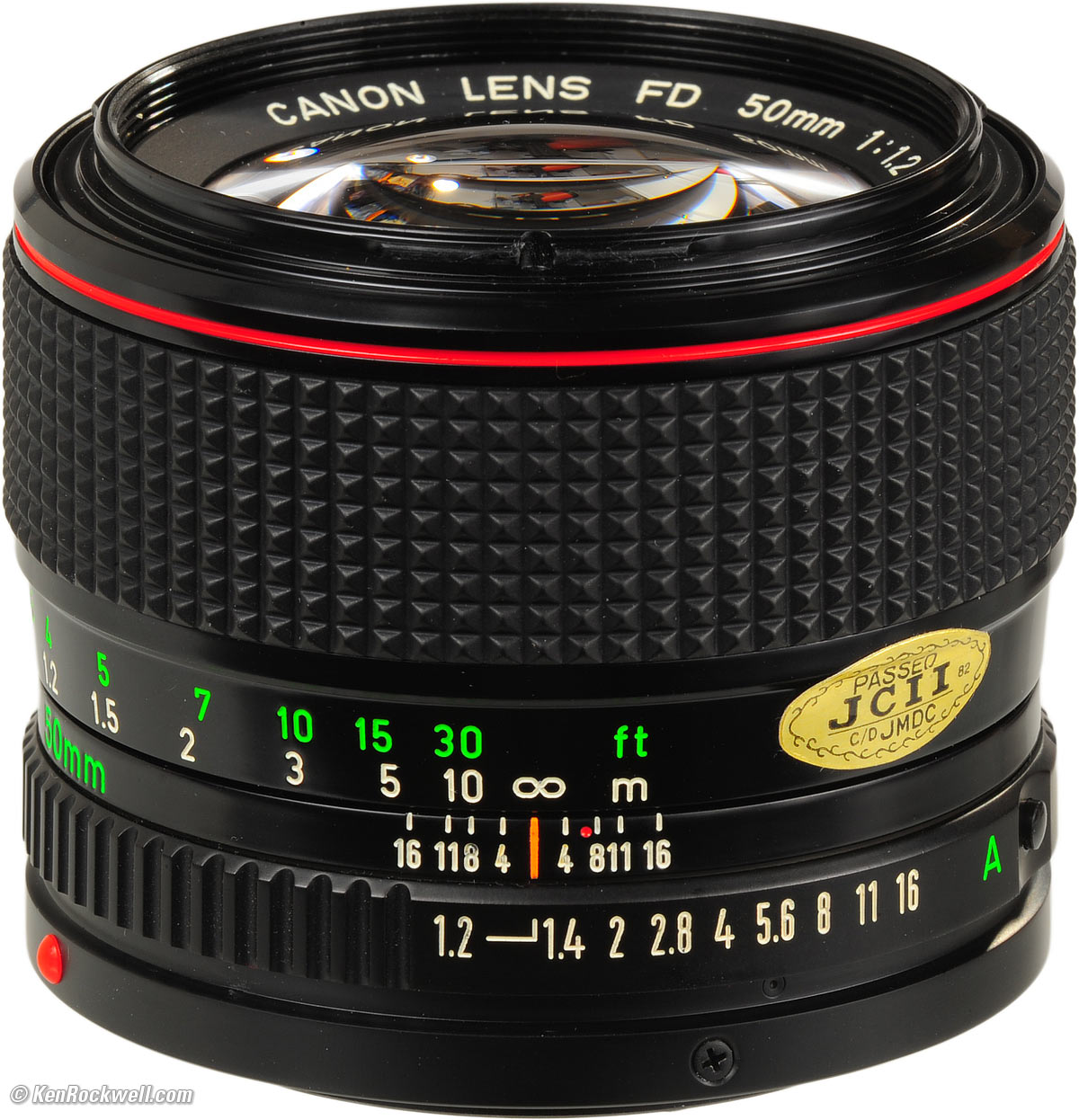 極上品【整備済/完動品】Canon キヤノン New FD 50mm f1.2開放F値〜14