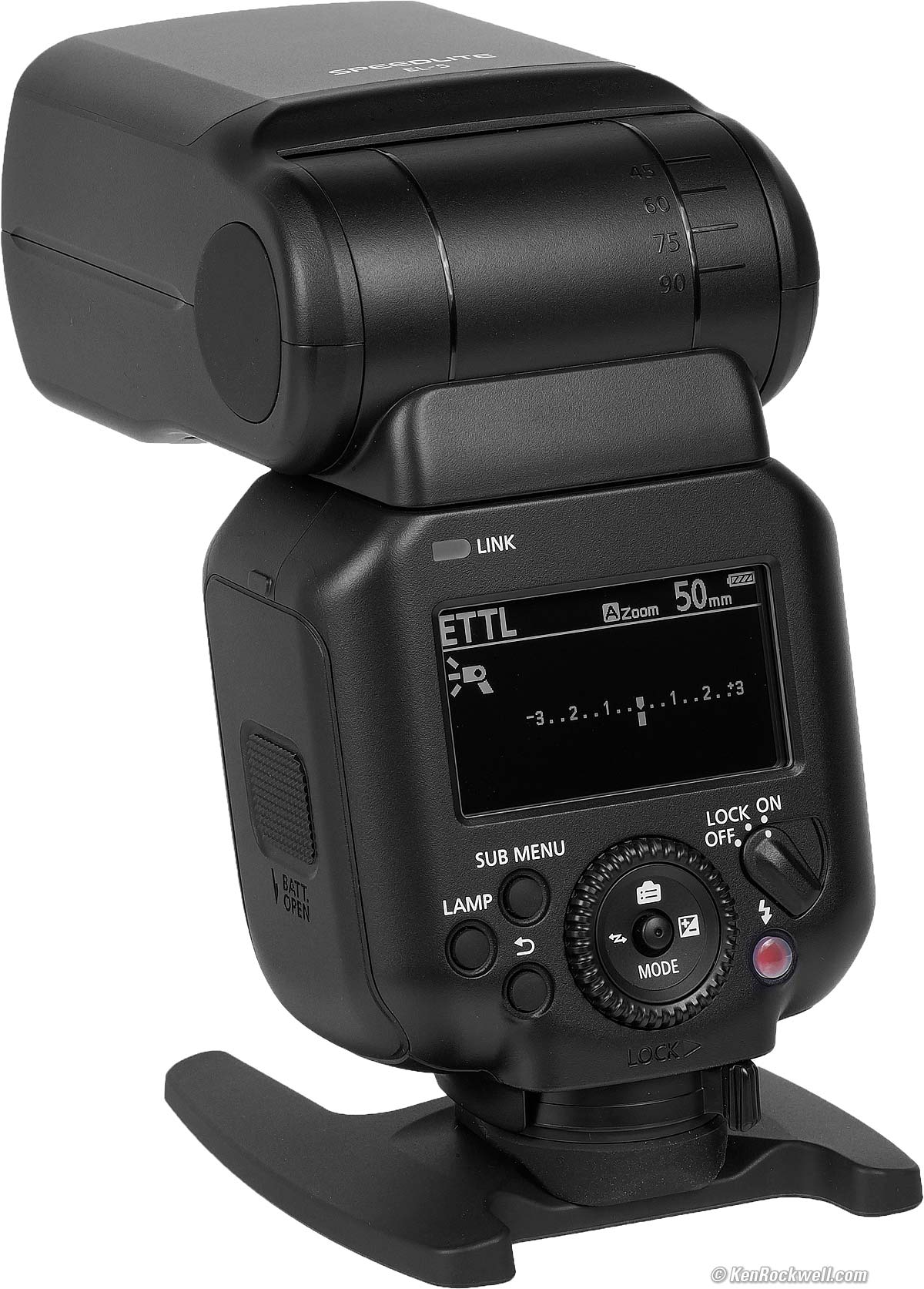 Canon EL-5 Flash Review by Ken Rockwell