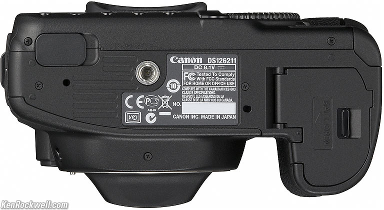 Canon 50D Bottom