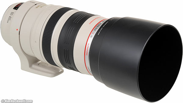 Canon 100-400mm with hood