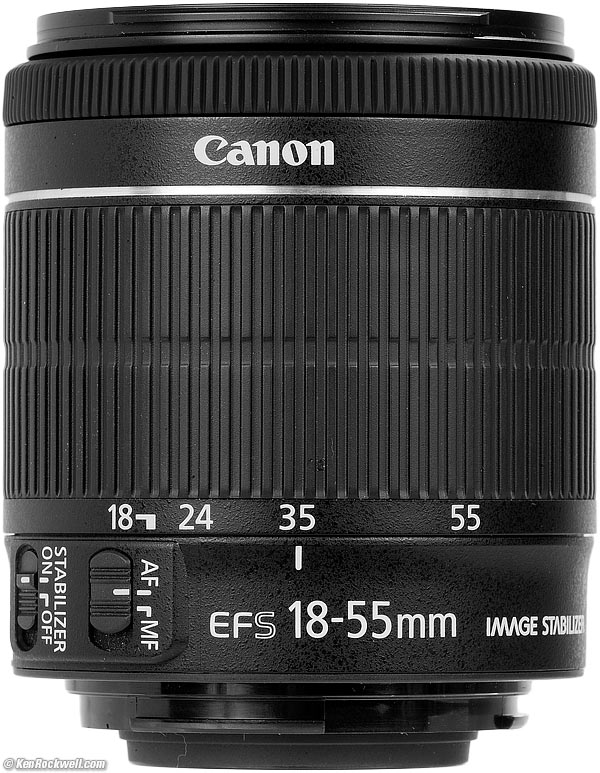 Canon EF-S 18-55 STM IS.