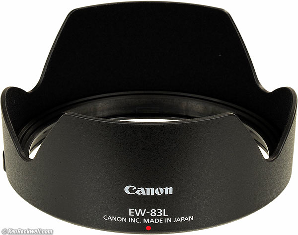 Canon EW-83L Hood. 