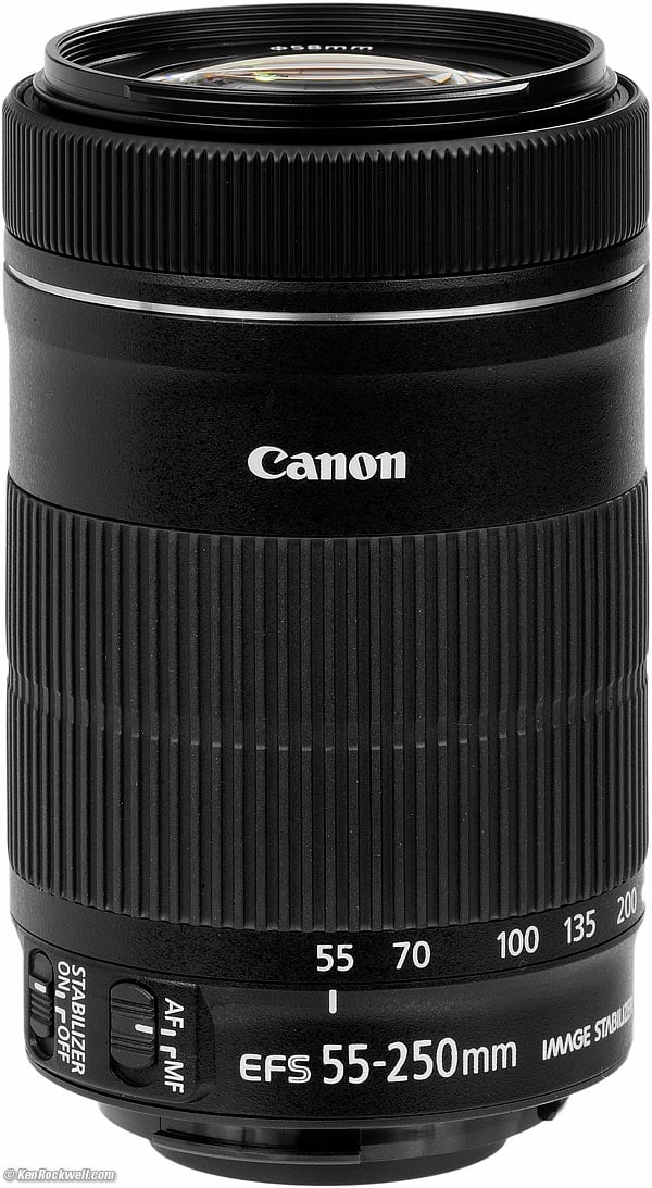 55 250 canon lens photos