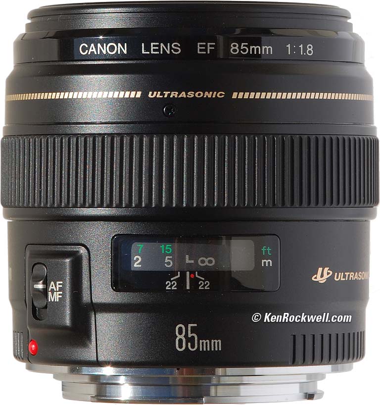 Canon Ef 85mm F18 Usm Lens