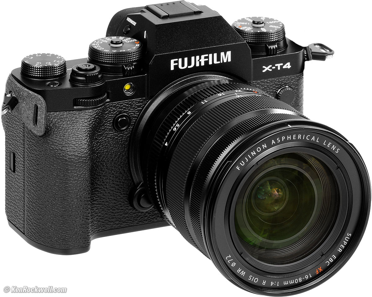  Fujifilm X-T4 Mirrorless Digital Camera XF16-80mm Lens Kit -  Black : Electronics