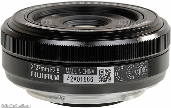 Fujifilm Fuji XF 27mm F/2.8 Camera Single Focus Wide Angle Lens Black Near  mint - AbuMaizar Dental Roots Clinic