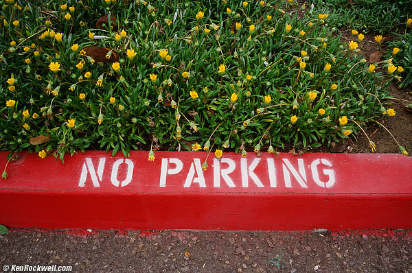 No Parking. 