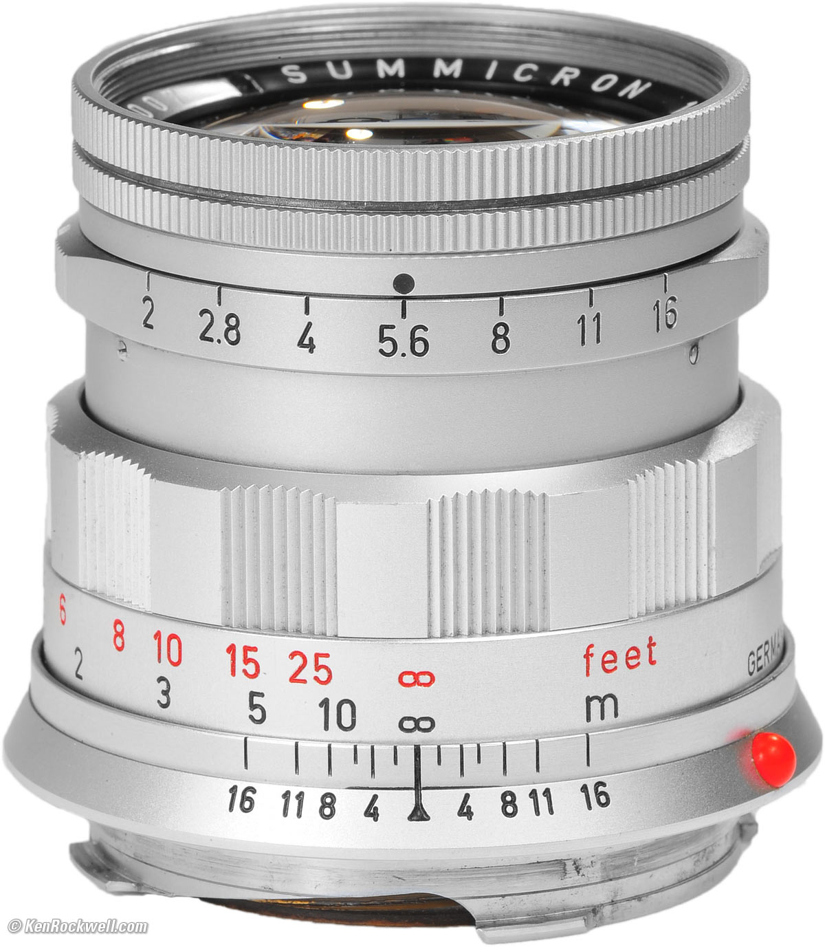 ライカ ズミクロン50mm f2.0 Leica summicron 2nd - レンズ(単焦点)