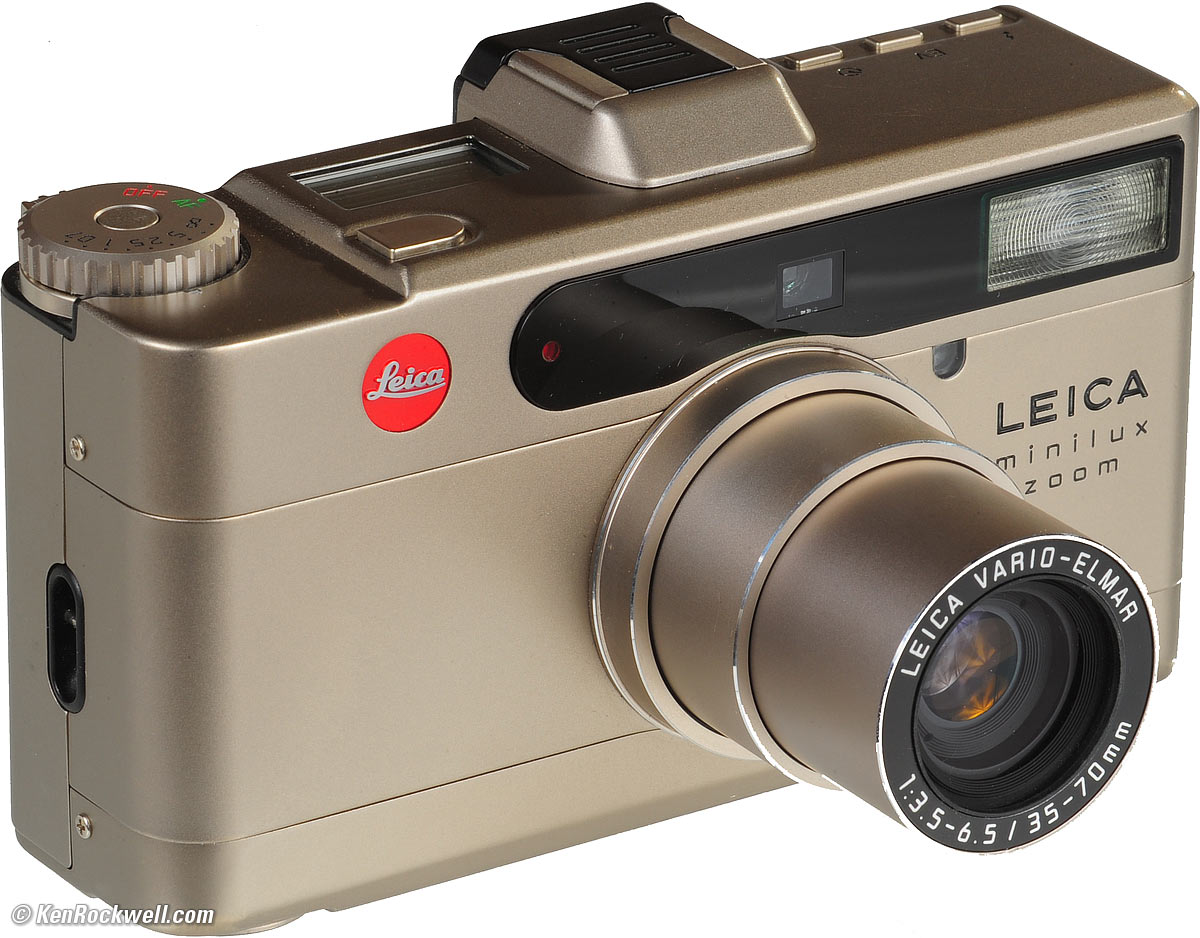 Leica minilux zoom 【動作確認済み】上部液晶は綺麗に表示されます