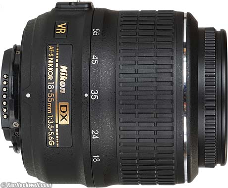 AF-S DX NIKKOR 18-55mm f/3.5-5.6G VR de Nikon