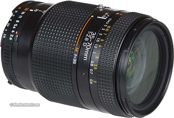 NIKON AF NIKKOR 35-70mm f2.8d-