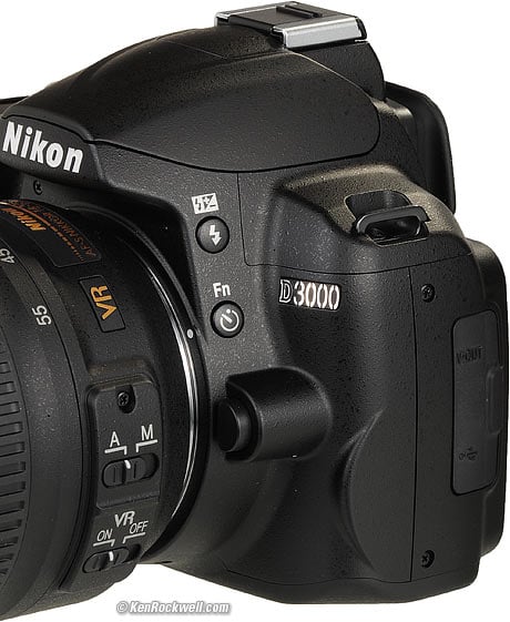 nikon d3000 shutter speed