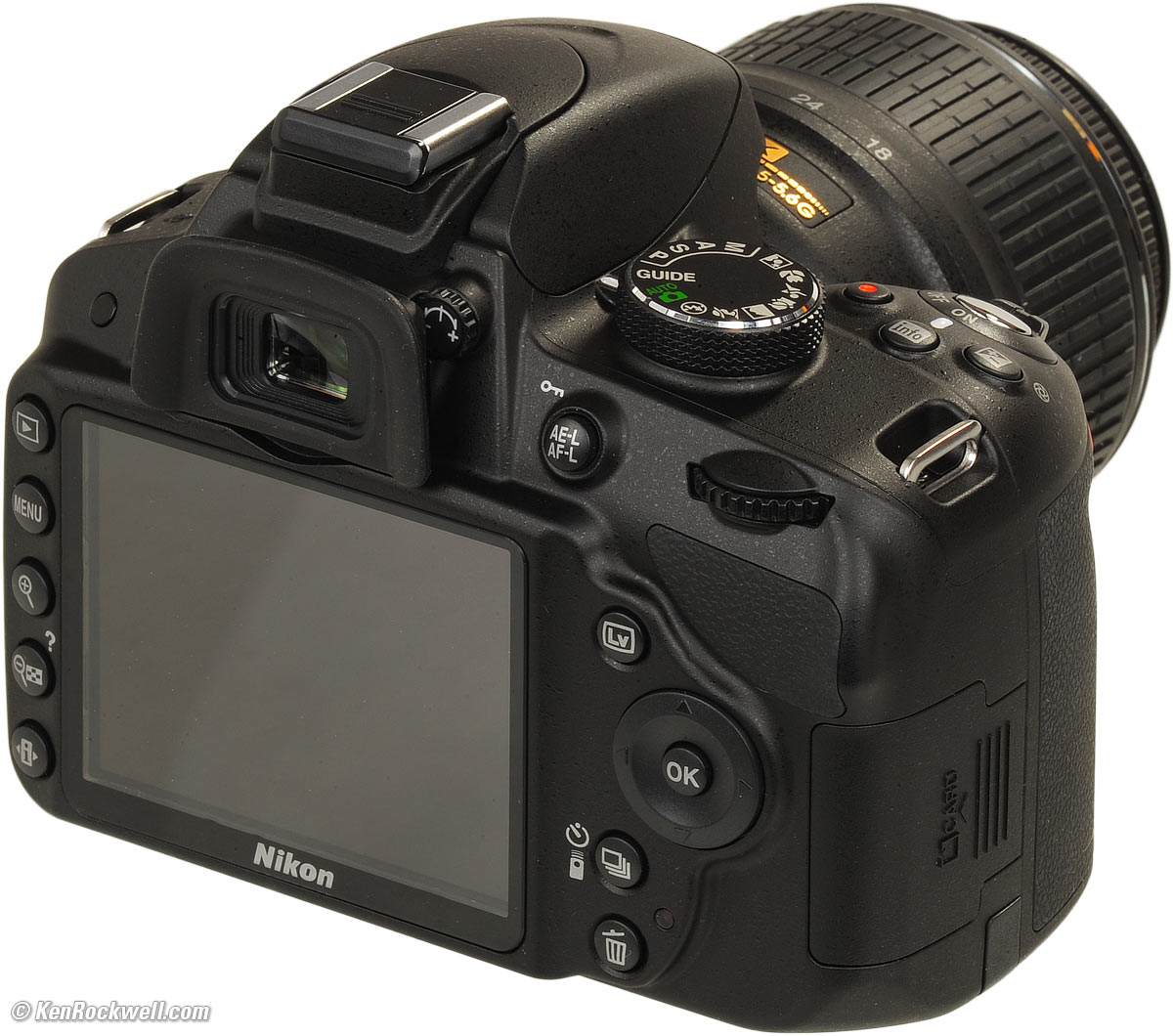  Nikon D3200 24.2 MP CMOS Digital SLR with 18-55mm VR and  55-200mm Non-VR DX Zoom Lenses : Camera Digital : Electronics