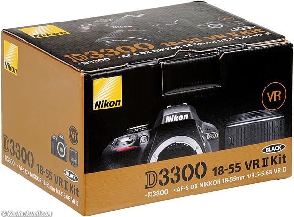 Nikon D3300 box