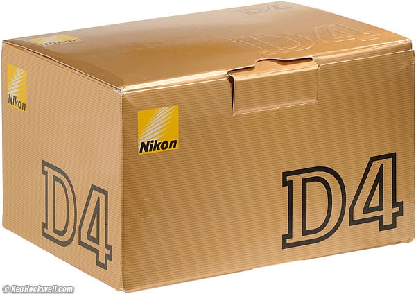 Nikon D4 box
