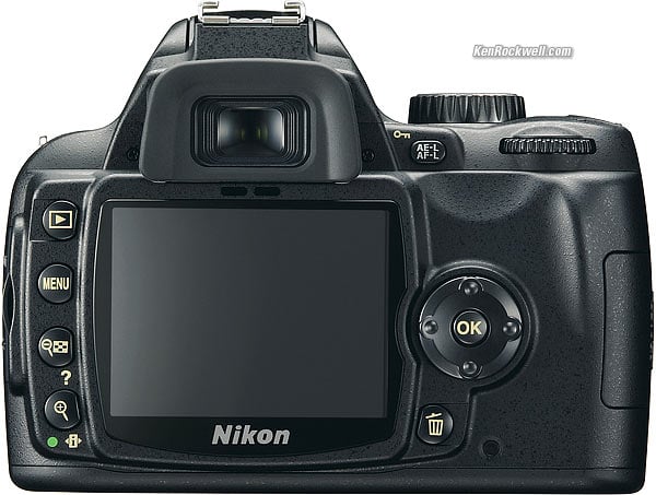 Nikon D60 back