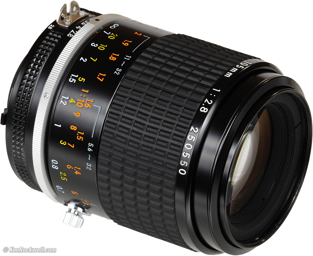 History of all Nikon 105mm Micro (Macro) Lenses by Ken Rockwell