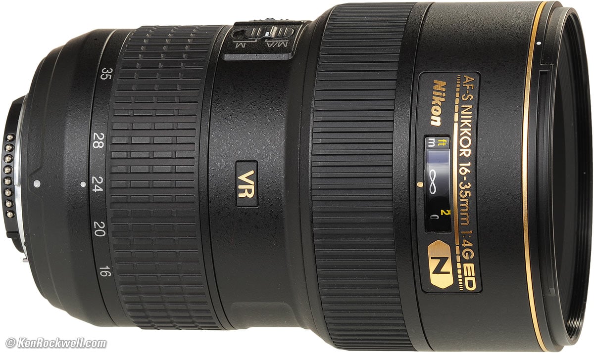 Test Chart for Nikon AF-S 16-35mm f/4G ED VR Lens 