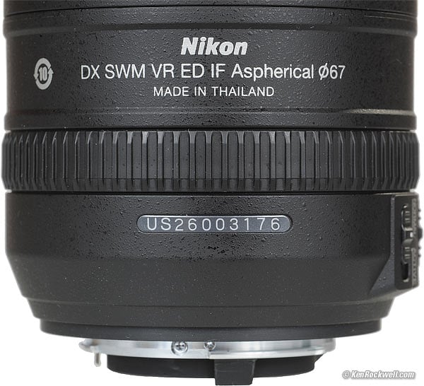 Nikon 16-85mm