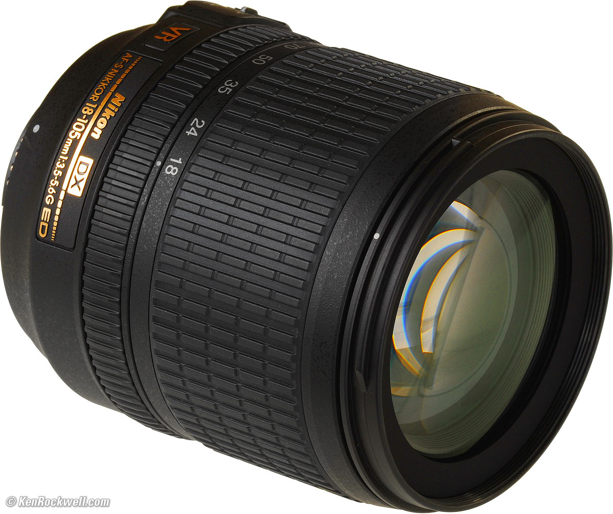 独特の上品 レンズ(ズーム) Nikon 18-105mm NIKKOR DX レンズ(ズーム 