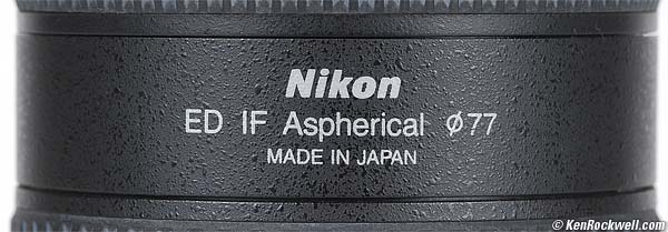 Nikon 18 35mm Af D