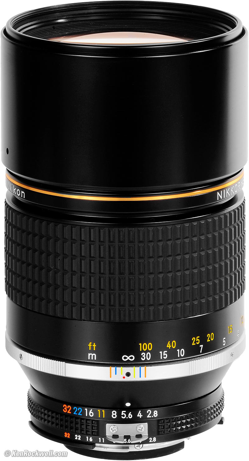 ニコン Nikon Nikkor Ai-s 180mm f2.8 ED-