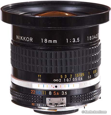 新素材新作 【ダイヤモンド】Nikkor 18mm f/3.5 Ai-S 元箱付き レンズ ...