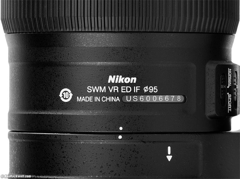 Nikon 200-500mm made in China