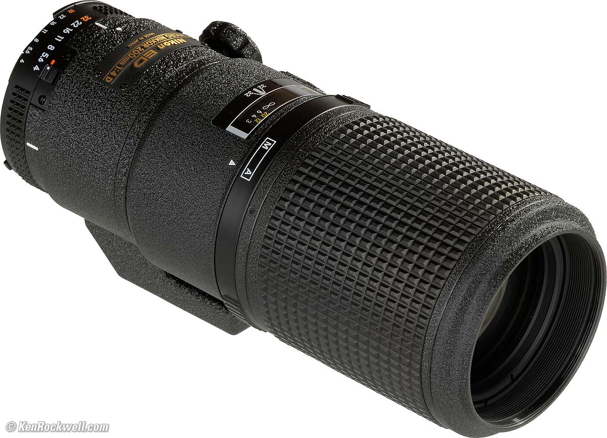 Nikon ニコン AF Micro 200mm F4D IF-ED 単焦点その他