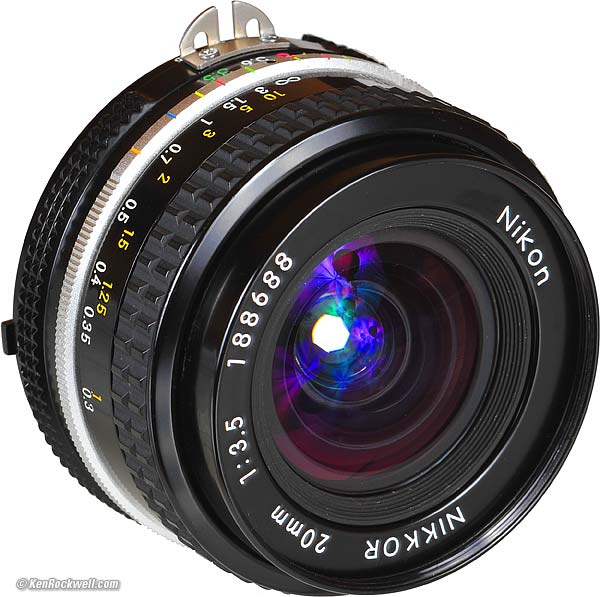 ニコン NIkkor-UD ニッコール Auto 20mm F3.5 Ai改 - レンズ(単焦点)