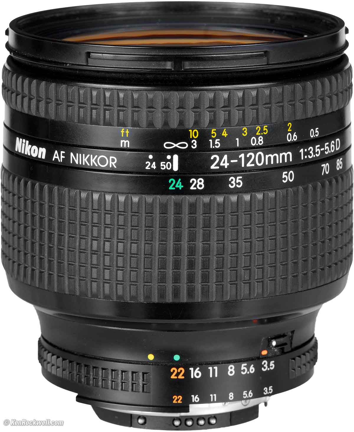 人気 ニコン Ai Af 24-120mm/F3.5-5.6D Nikkor レンズ(ズーム 