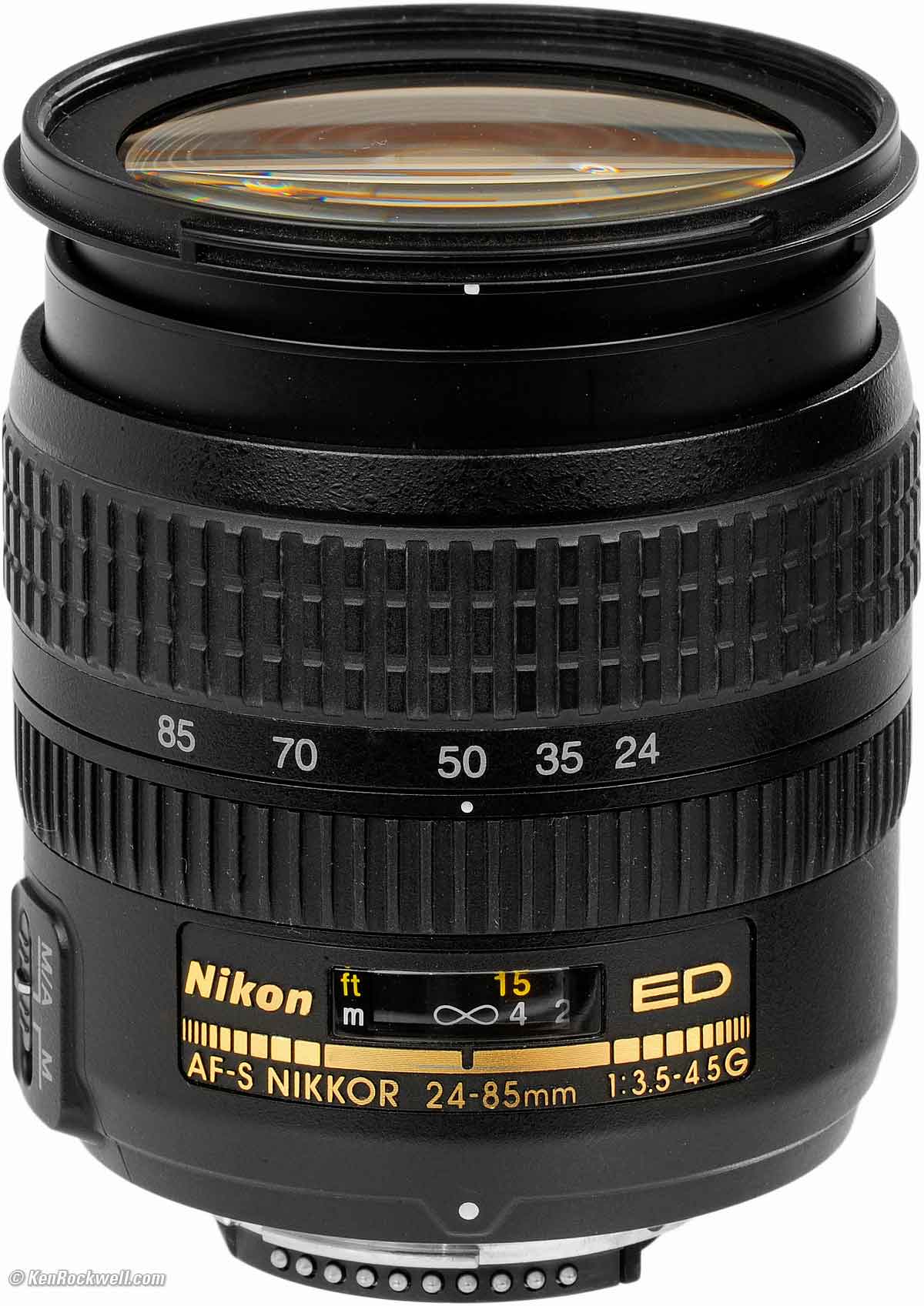 美品　Nikon AF-S ED 24-85mm f3.5-4.5G フルサイズ外観は綺麗です