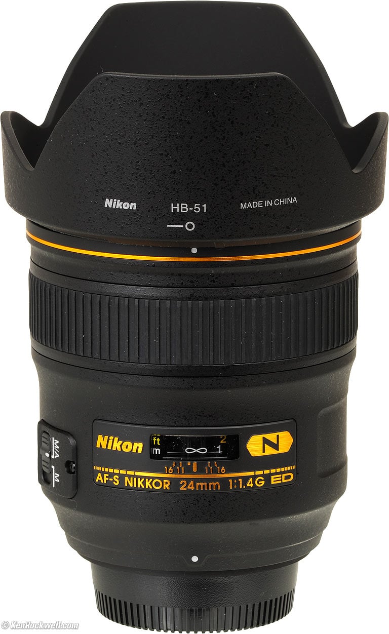 Nikon 24mm f1.4 ED-