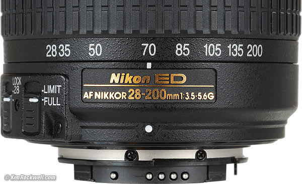 Nikon 28-200mm G Zoom Ring