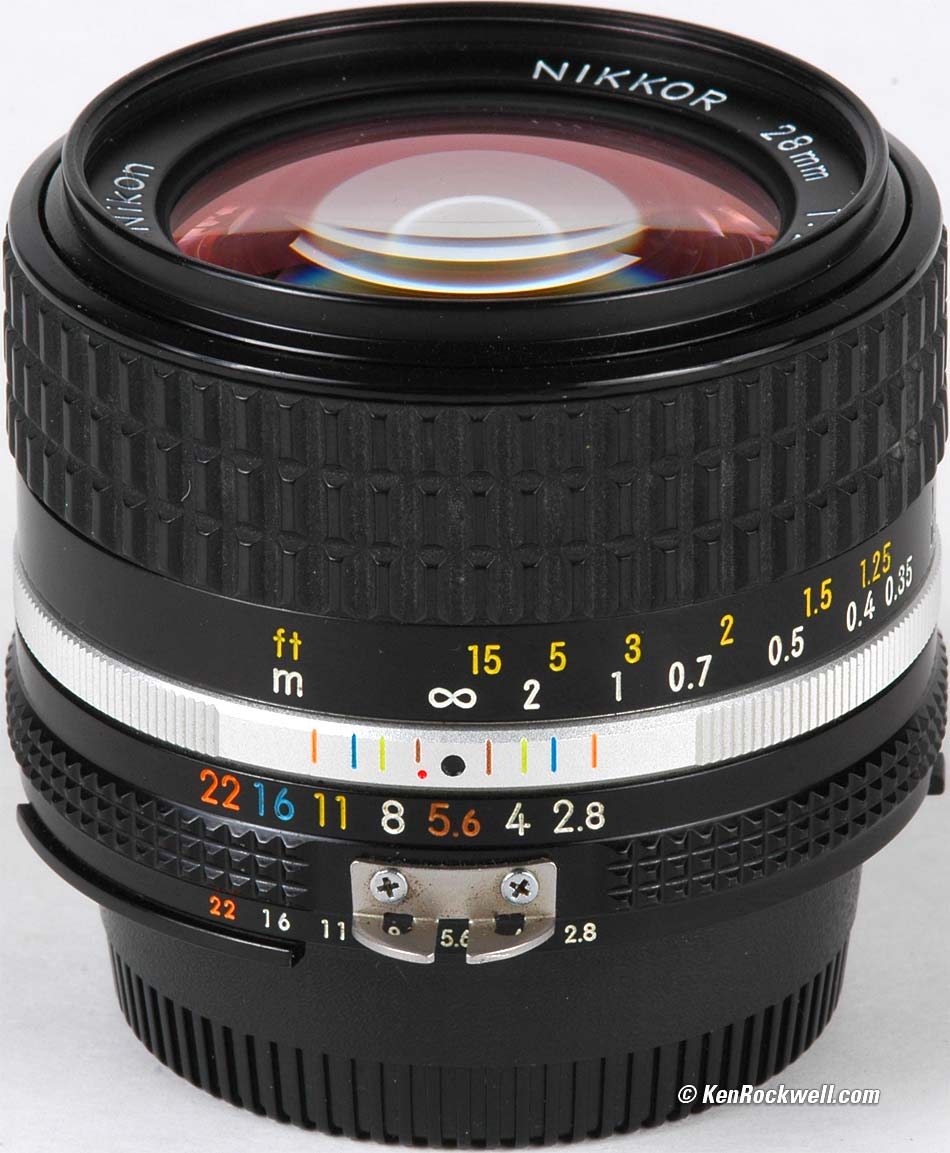 カメラ レンズ(単焦点) Nikon 28mm f/2.8 AI-s Review