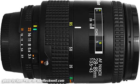 Nikon 28-85mm f/3.5-4.5 AF Nikkor test Review © 2004 KenRockwell.com