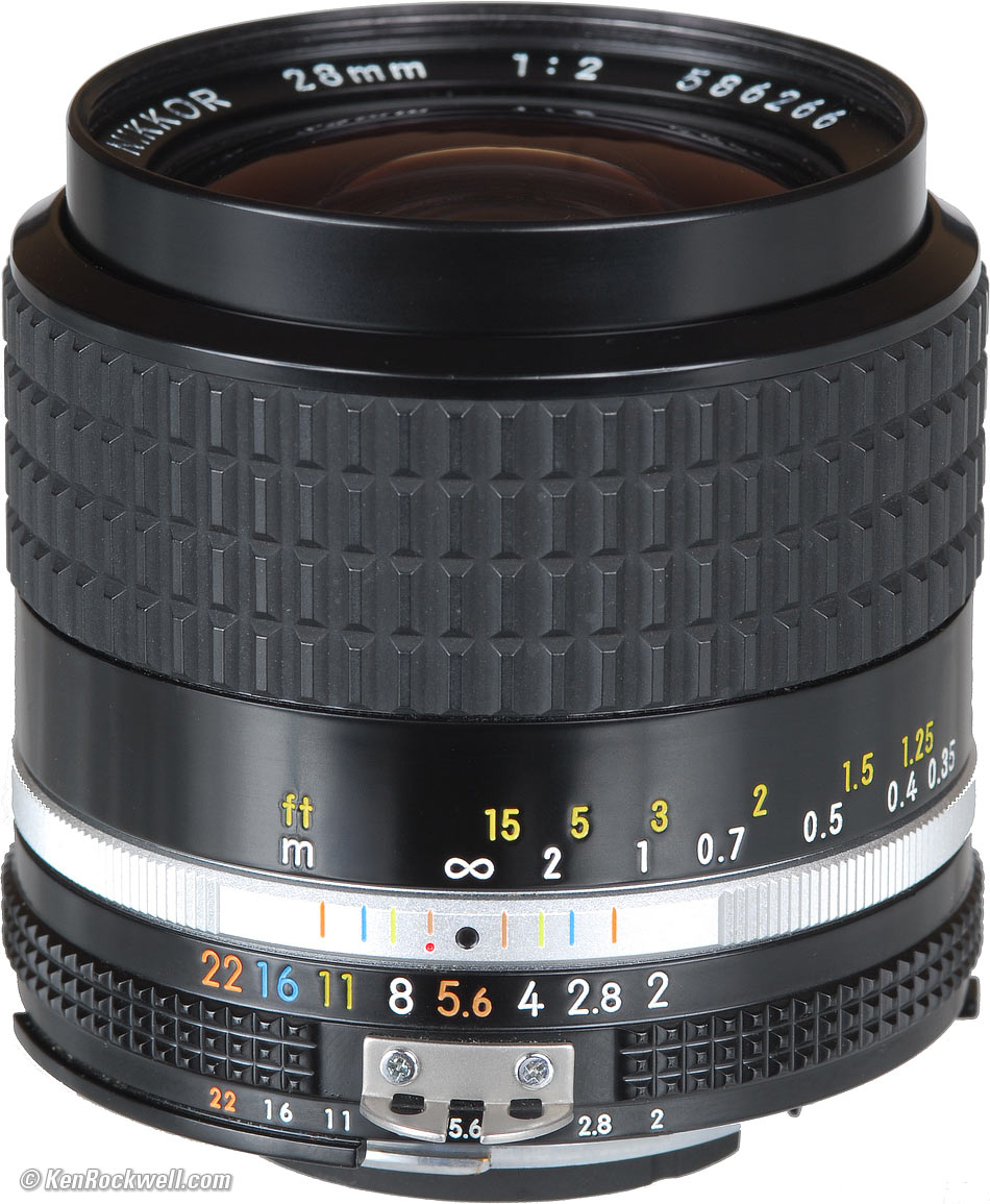 Nikon NIKKOR 28㎜ f2.8 Ai-S【純正メタルフード付】